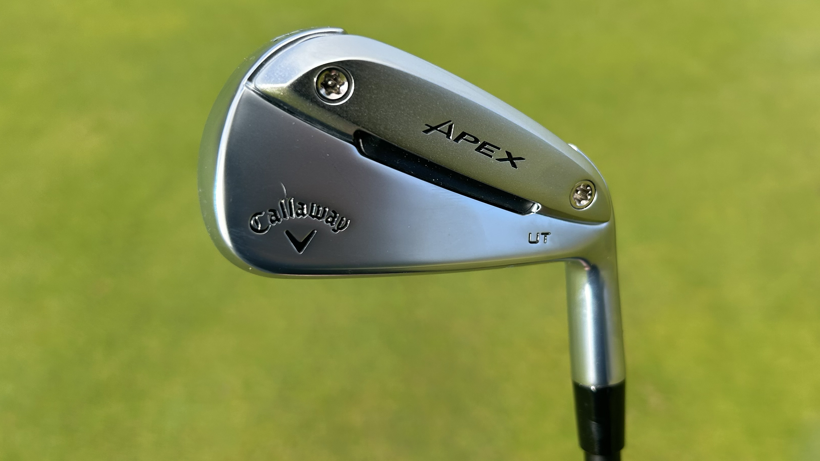 Close up photo of the Callaway 2025 Apex UT Utility Iron
