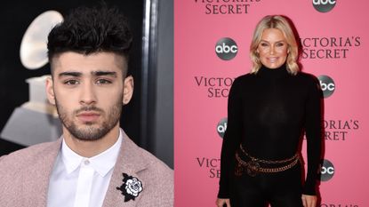 zayn malik and yolanda hadid separate headshots 