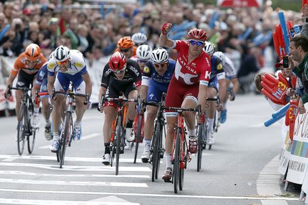 Alexander Kristoff (Katusha) wins the 2016 Rund um den Finanzplatz Eschborn-Frankfurt