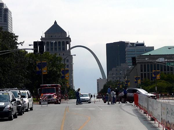 The St Louis finish.