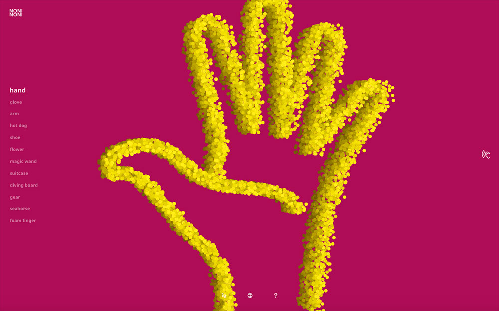 ...and NONI NONI guesses what it is and makes a 3D image