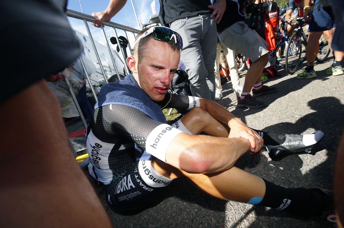 Rafa Majka pondering the stage 5 result