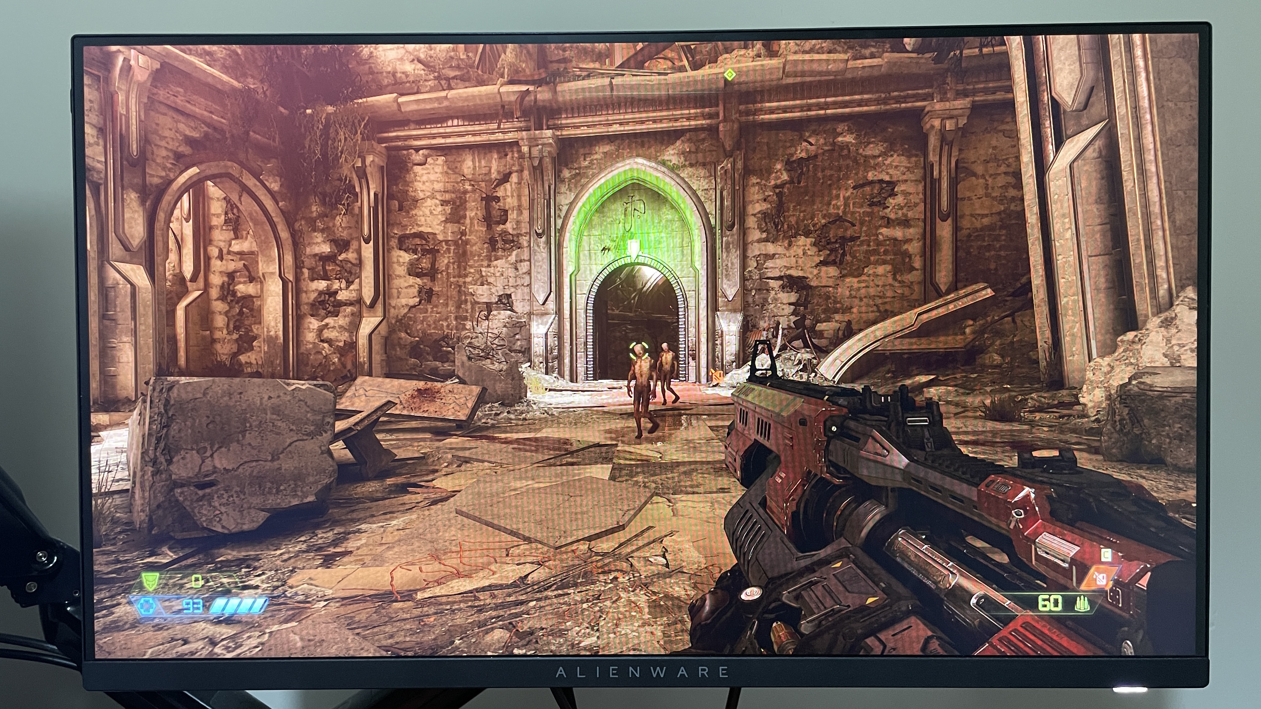 Comparing HDR on/off with an Alienware AW2525HM gaming monitor.