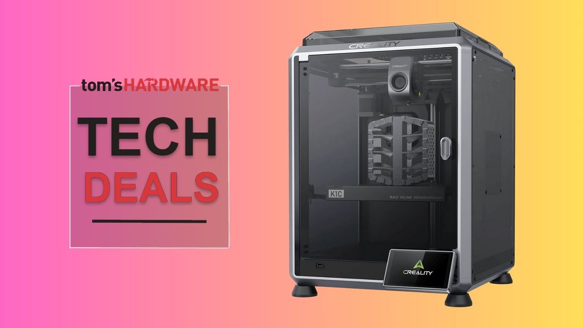 Creality K1C 3D printer price plummets to $399 for a fast, fully enclosed Core XY machine — $160 saving nets you a beginner-friendly printer packed with prosumer features