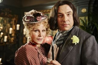 Joanna and David in Oscar Wilde spoof (BBC/King Bert)