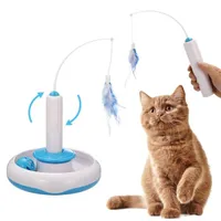 Elektrisk katteleke med fjær Elektrisk katteleke med fjær