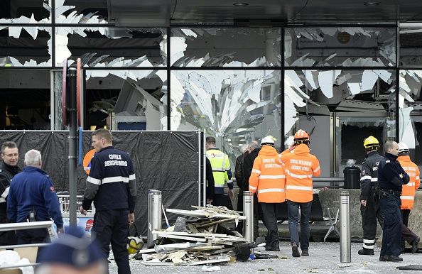 Brussels terror suspect leaves will in trash can. 