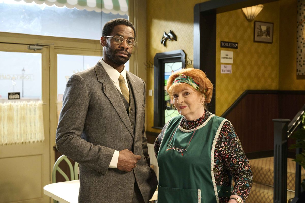 Kate and Koji season 2: Brenda Blethyn and Okorie Chukwu as Kate and Koji.