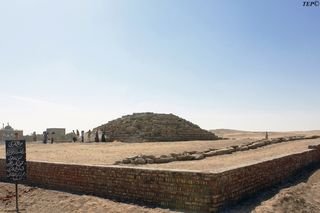 ancient step pyramid in Egypt