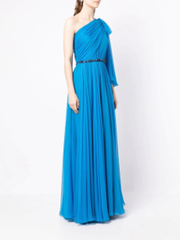 Marlowe one-shoulder gown, Jenny Packham, £2,940 | Farfetch