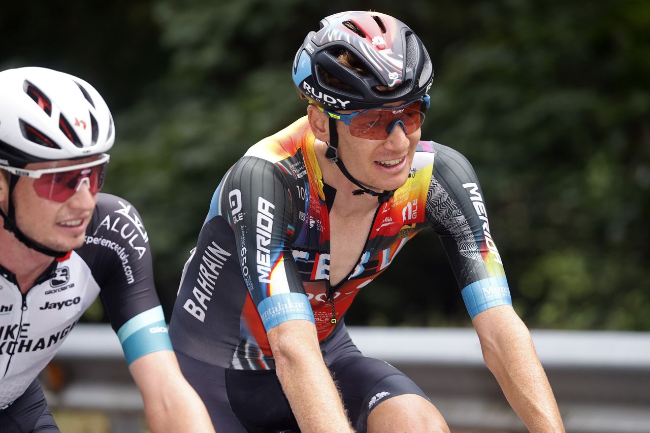 Vuelta Espana 2021 - 76th Edition - 18th stage Salas - Altu d&acirc;El Gamoniteiru 162,6 km - 02/09/2021 - Jack Haig (AUS - Bahrain Victorious) - photo Luis Angel Gomez/BettiniPhoto&Acirc;&copy;2021