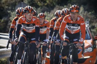 The 2016 Roompot team tested the SRAM HydroR brakes during training in Calpe