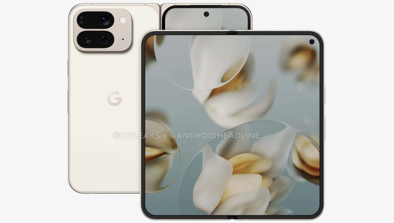 A leaker render of the Pixel 10 Pro Fold