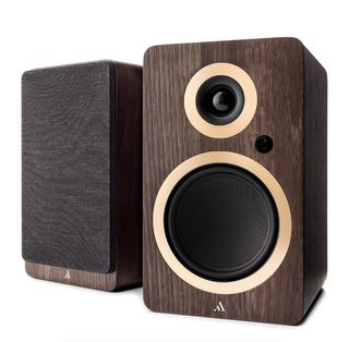 Aktive høyttalere: Argon Audio Forte A5 Mk2 i brun trefinish