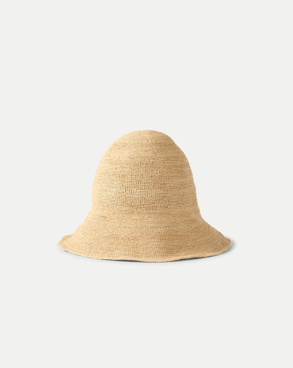 Teagan Raffia Straw Bucket Hatnatural / S