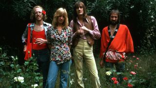 Fleetwood Mac in 1974: Bob Welch, Christine McVie, Mick Fleetwood and John McVie