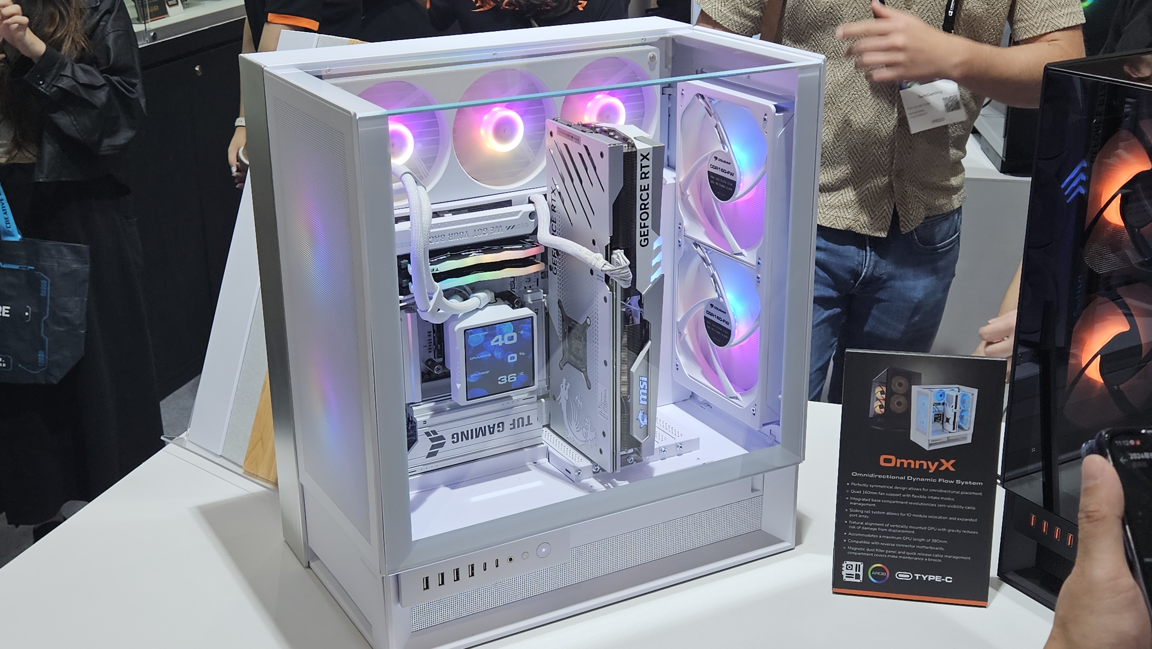 A cool PC case at Computex 2025