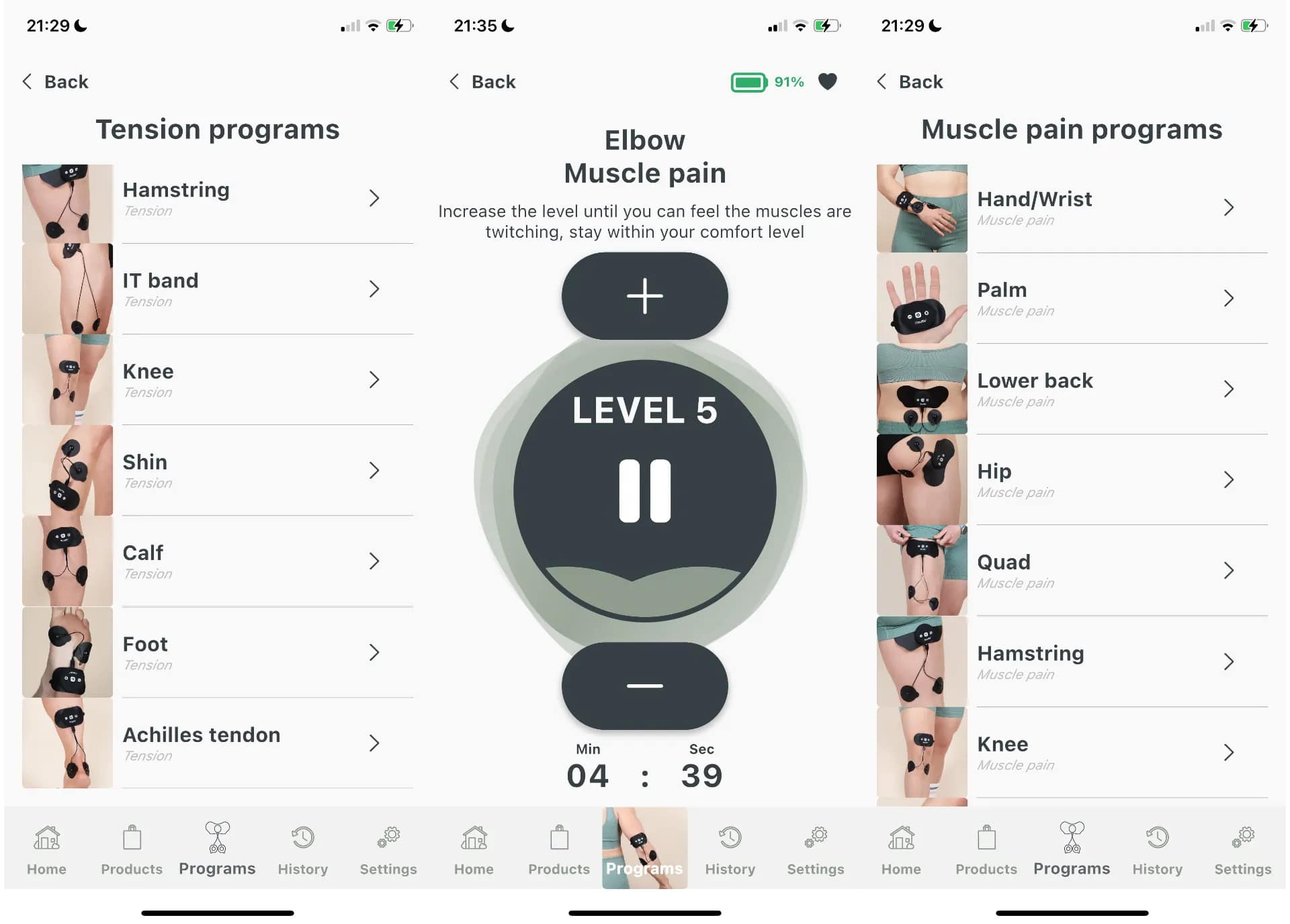 Flowlife Tens på kartongbakgrund