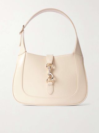 Jackie Small Patent-Leather Shoulder Bag