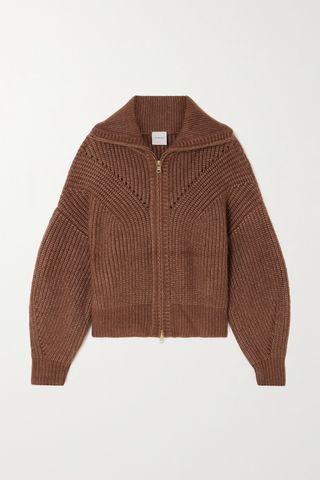 Putney ribbed-knit jacket