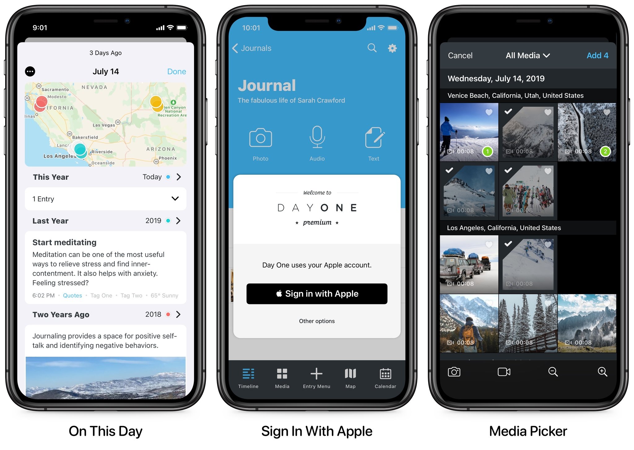 Day One Journal Version 5 on iPhone