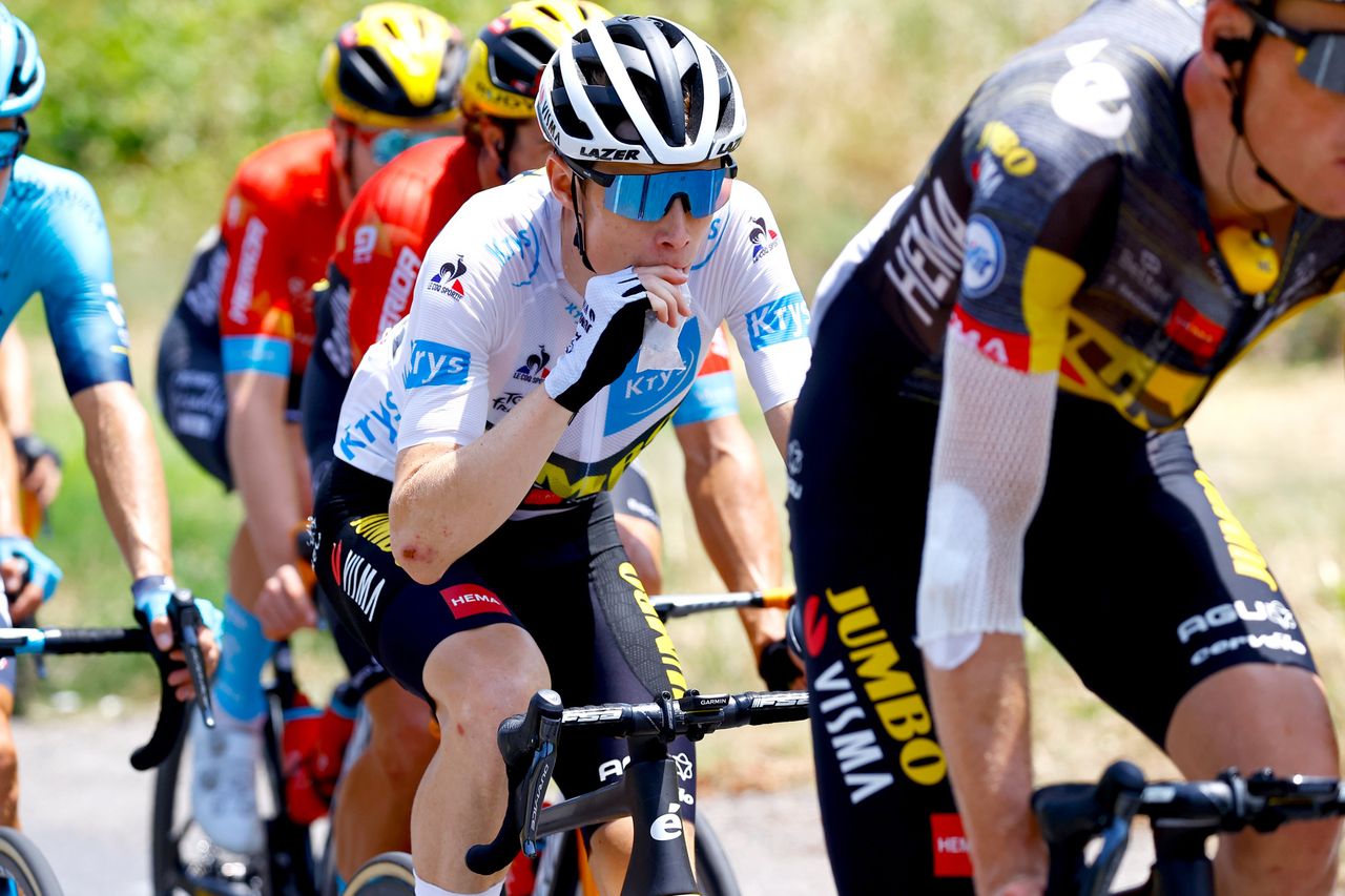 Tour de France 2021 108th Edition 15th stage Ceret Andorra La Vella 1913 km 11072021 Jonas Vingegaard DEN Jumbo Visma photo Luca BettiniBettiniPhoto2021
