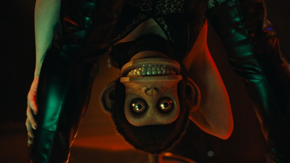 The Monkey toy&#039;s head appears on someone in The Monkey