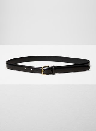 aritzia, Essential Solid Brass Leather Belt