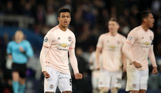 Mason Greenwood made his Manchester United debut in the famous March 2019 win at PSG