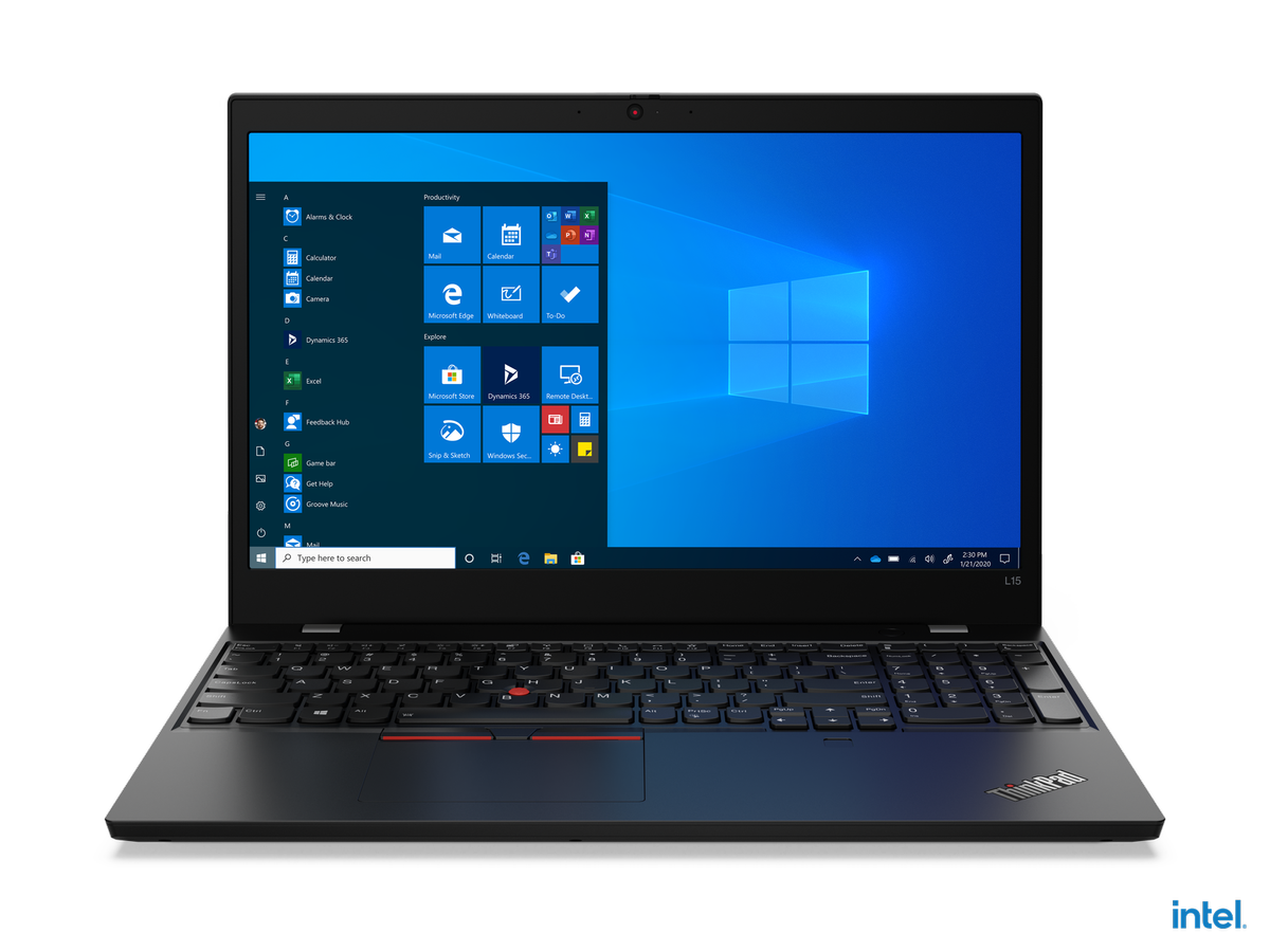 ThinkPad L15 Gen 2 15inch Hero Front Facing Jd Intel
