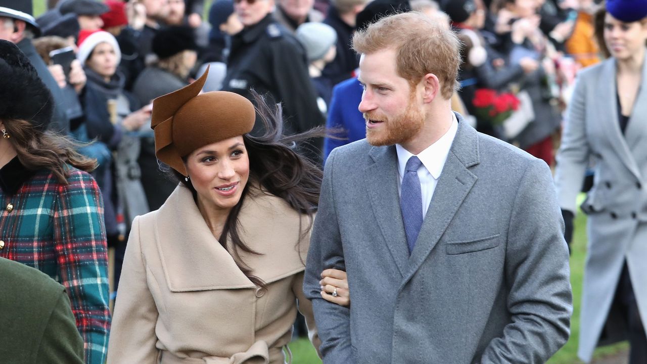 Members Of The Royal Family Attend St Mary Magdalene Church In Sandringham