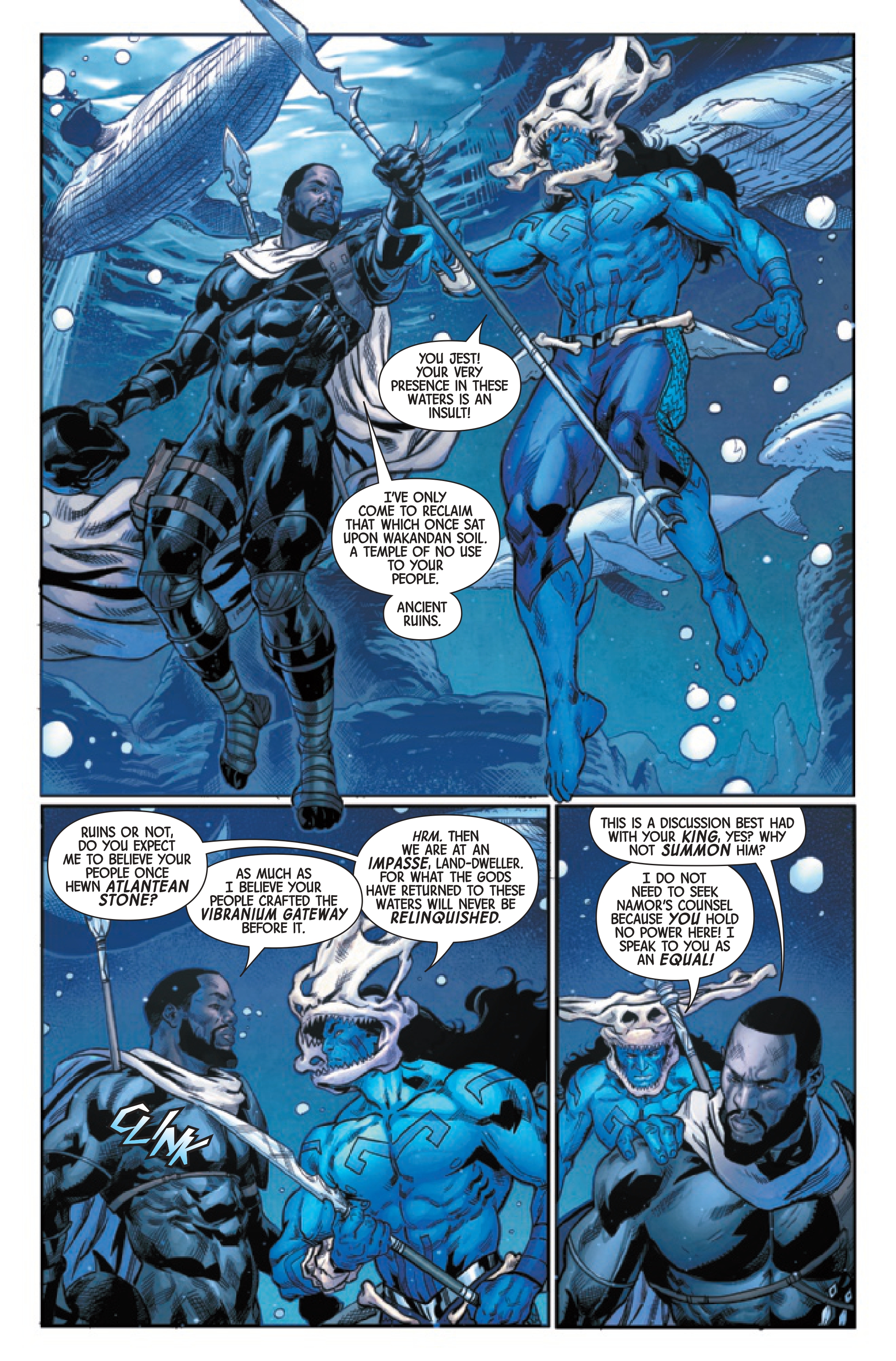 Vampire T'Challa takes on the forces of Atlantis as Black Panther: Blood Hunt comes to its end