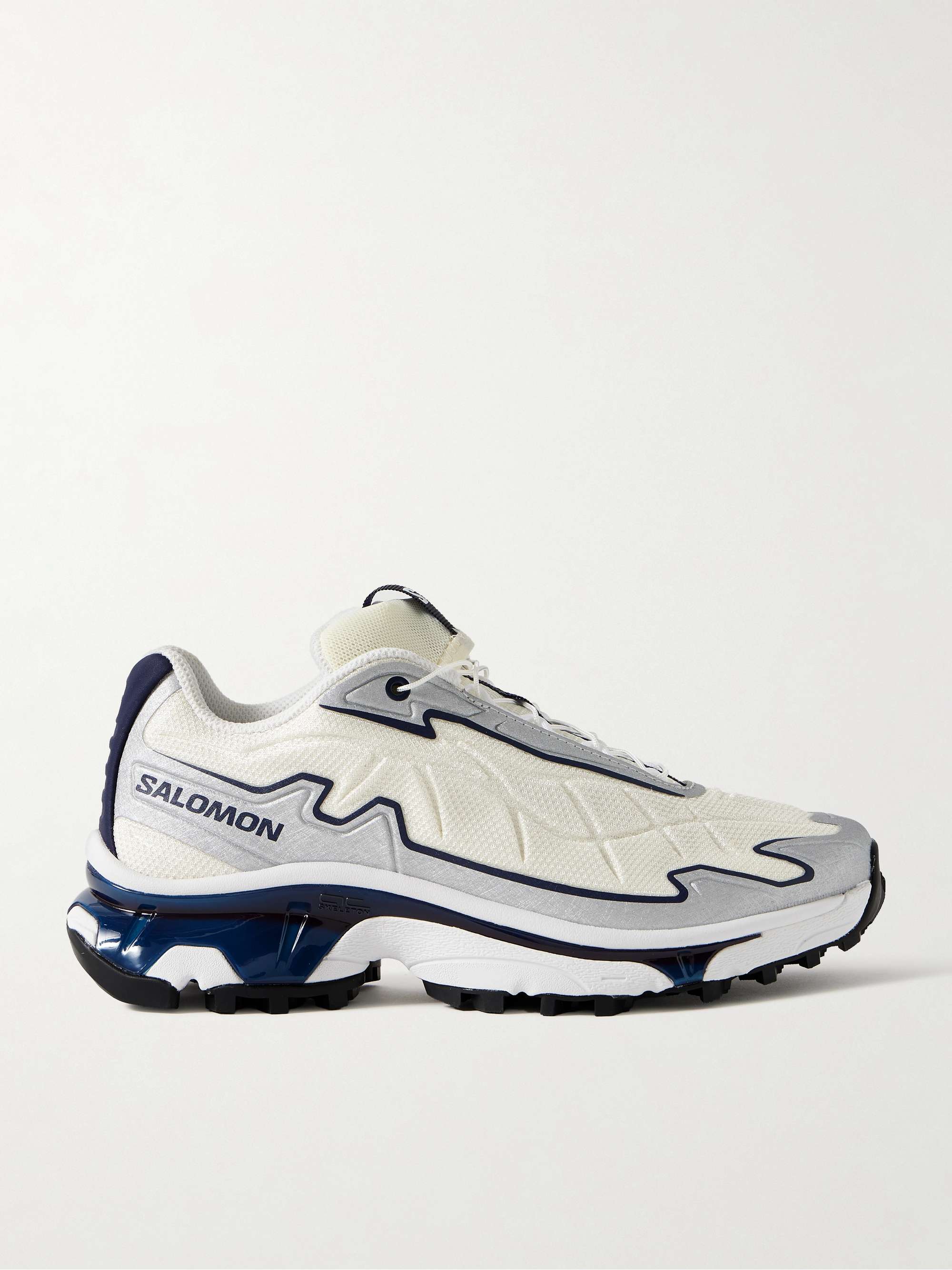 Xt-Slate Rubber-Trimmed Mesh Sneakers