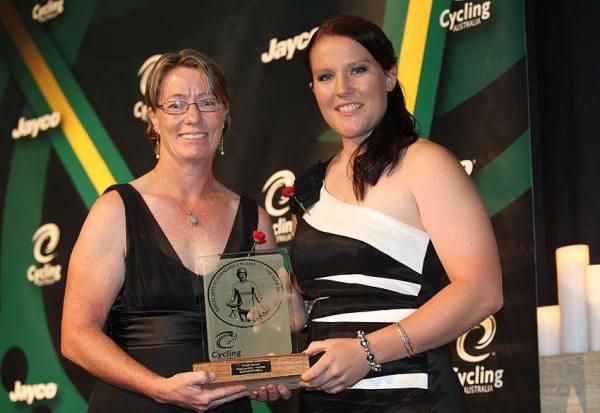 Paracyclist female winner Susan Powell