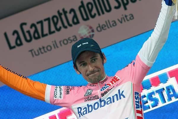 Overall leader Denis Menchov (Rabobank)