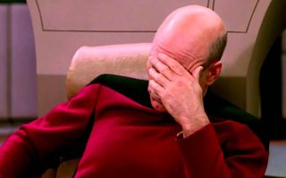 Captain Picard facepalms