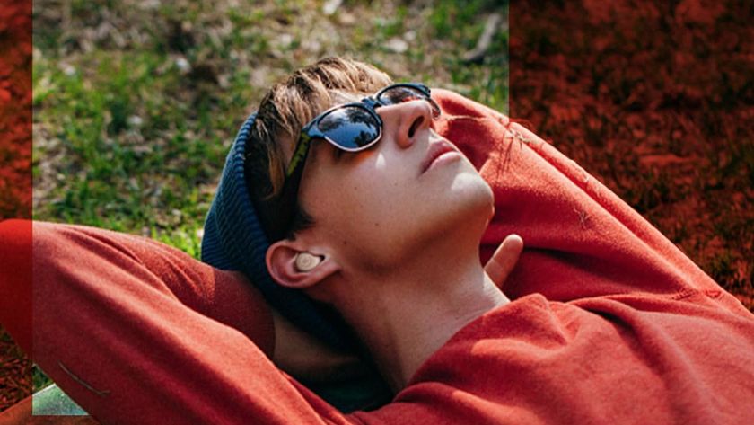 A person wearing an earbud