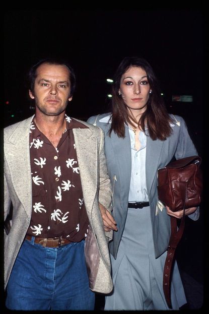 Jack Nicholson and Anjelica Huston circa 1983