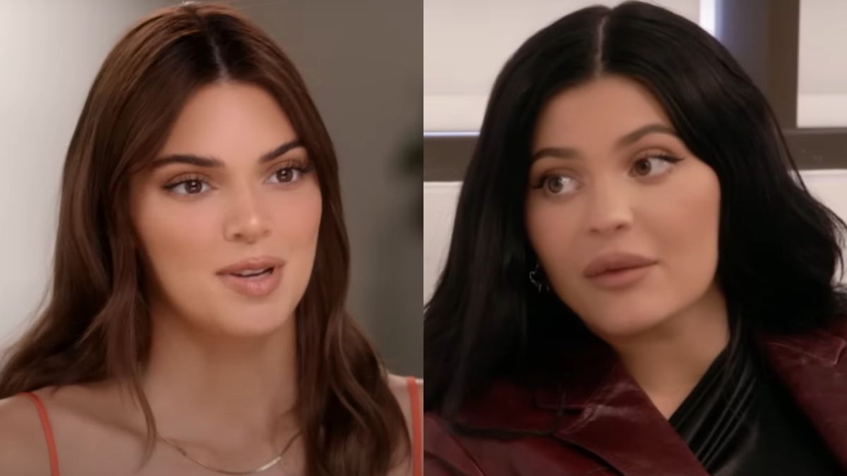 Kendall Jenner and Kylie Jenner in The Kardashians.