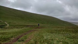 Fastpacking – Approaching Cribyn I was not enjoying the run as much as I thought I would, despite having done much shorter distances than I was used to back then