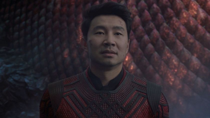 Shang-Chi talking to his father before their final battle. 