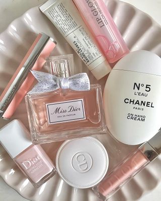 @pink_oblivion Dior perfume and Chanel hand cream