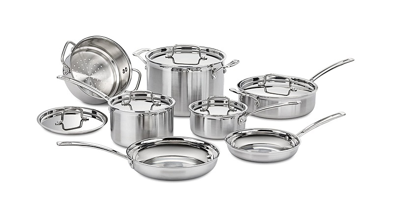 stainless steel pots and pans set