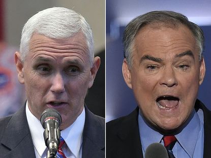 Mike Pence and Tim Kaine, 2016 vice presidential candidates