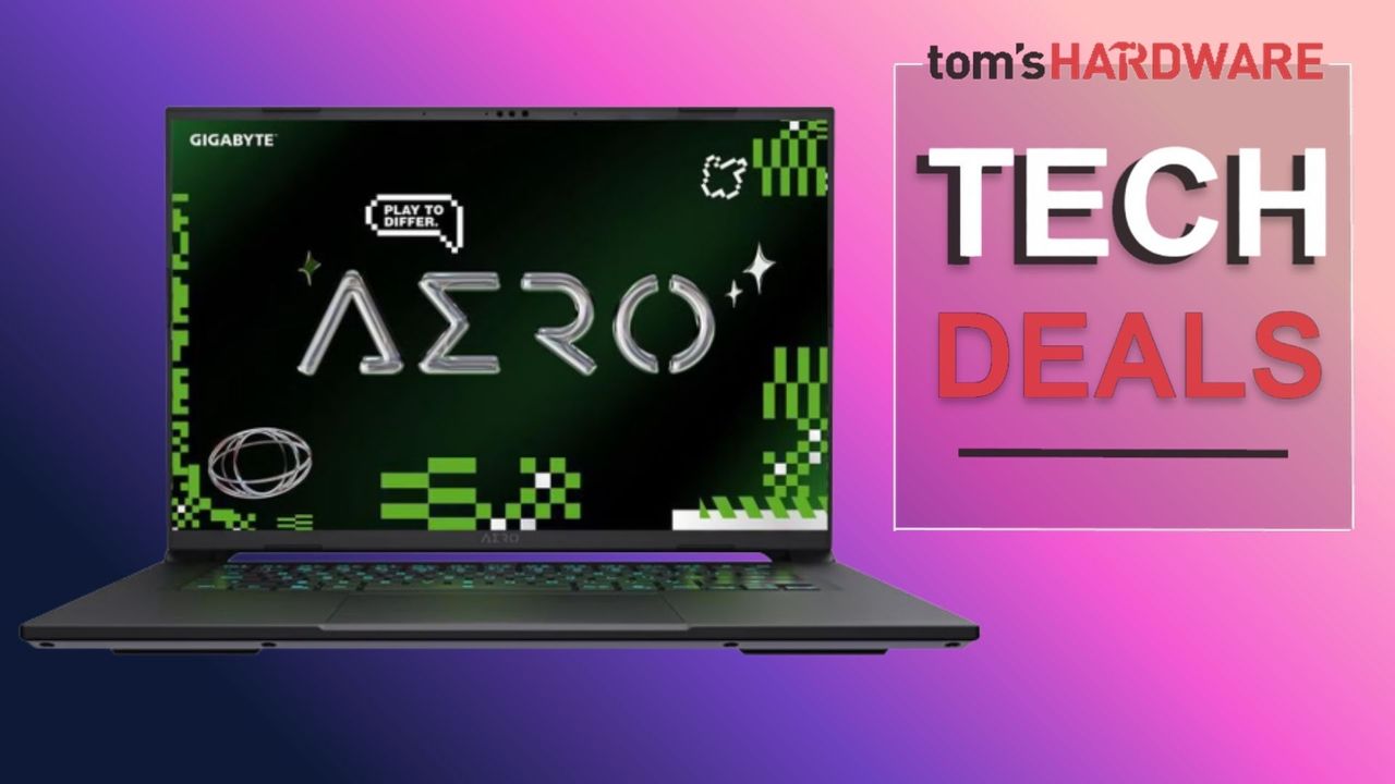 Walmart has slashed $600 off this RTX 5060-powered gaming laptop, now just $1,099 — get Gigabyte's 16-inch Aero X16 with 16GB of RAM and a 1TB SSD