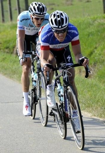 Sylvain Chavenel and Niki Terpstra (Omega Pharma-Quickstep)