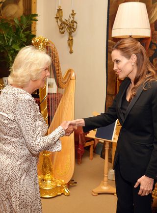 Queen Camilla and Angelina Jolie