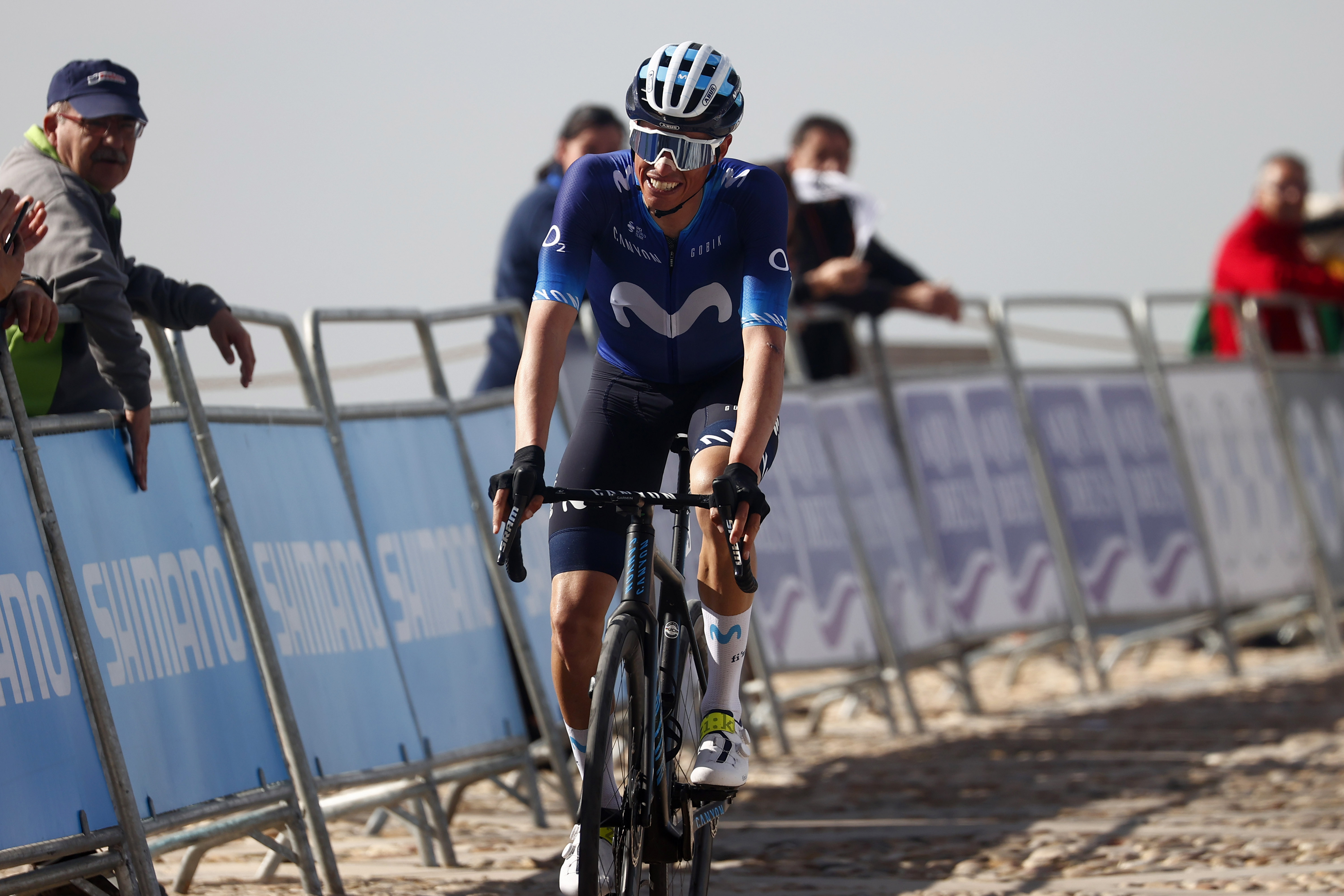 Vuelta a Andalucia Ruta Ciclista Del Sol 2023 69th Edition 2nd stage Diezma Alcala la Real 1561 km 16022023 Enric Mas ESP Movistar Team photo Luis Angel GomezSprintCyclingAgency2023