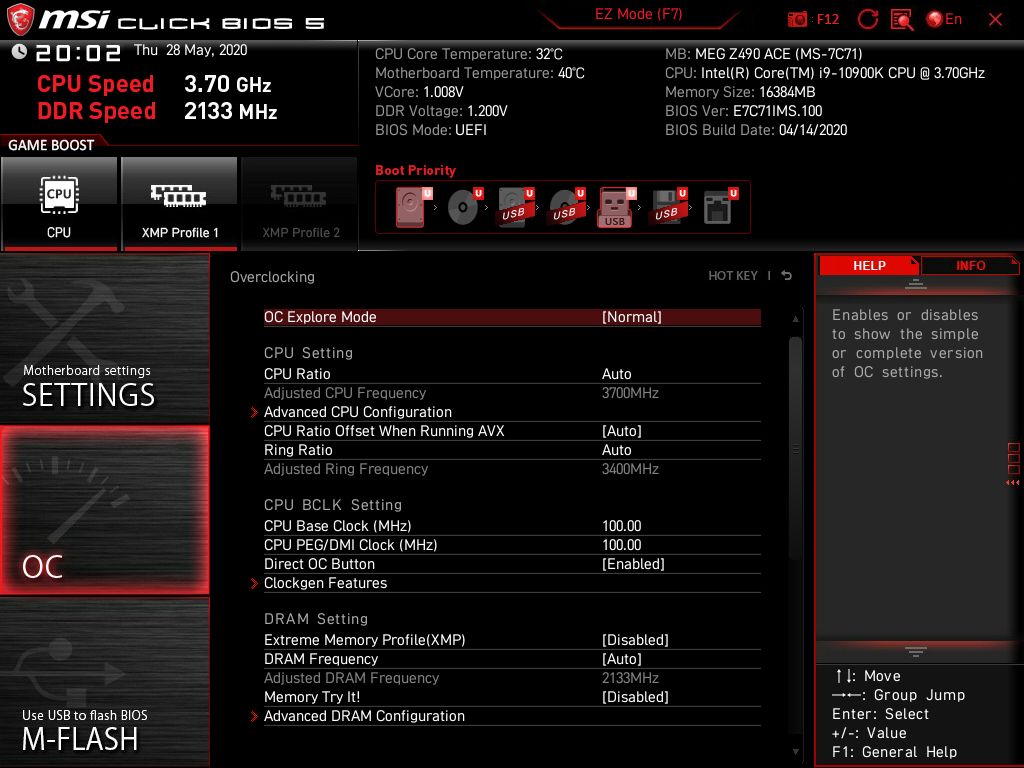 MSI Meg Z490 Ace