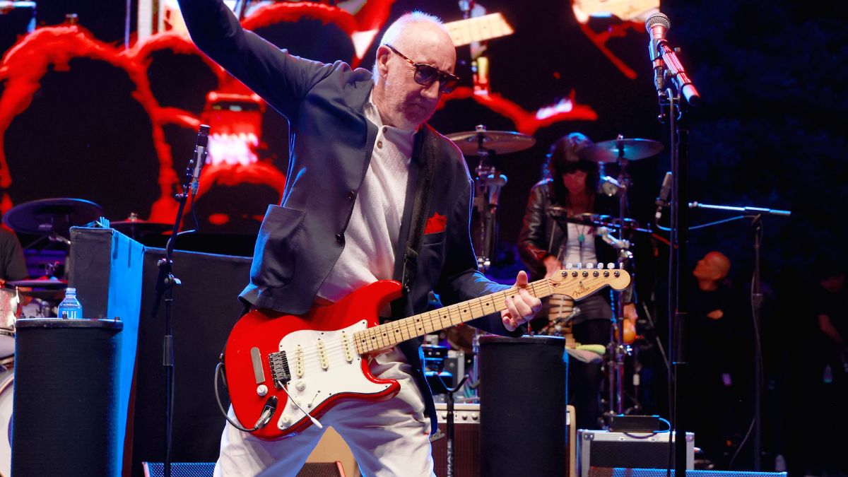 Pete Townshend of The Who performs onstage during the 2025 Backyard Concert supporting Teen Cancer America and the UCLA Health Center at a private residence on October 03, 2025 in Pacific Palisades, California